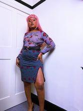 Load image into Gallery viewer, Betsey Johnson grey midi skirt