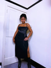 Load image into Gallery viewer, 90s Topshop glitter print strappy dress