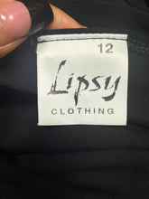 Load image into Gallery viewer, Lipsy 1997 label embroidered cross back dress