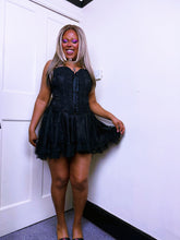 Load image into Gallery viewer, Lipsy 2004 label corset gothic mini tulle tutu dress