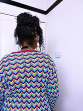 Load image into Gallery viewer, 1990s Zigzag Crochet jumper ASO Willow on BTVS