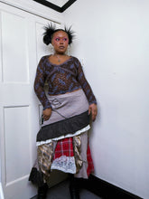 Load image into Gallery viewer, Archival Multi-fabric Whimsigoth Fairy Skirt