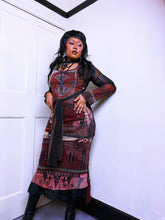 Load image into Gallery viewer, Save The Queen Tribal tie up dress