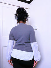 Load image into Gallery viewer, 2000s Cop Copine Taupe insert and knit top