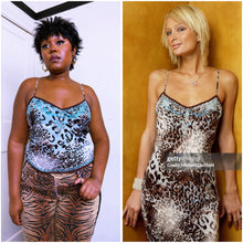 Load image into Gallery viewer, Vintage Leopard Print Cami ASO Paris Hilton 2002