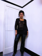 Load image into Gallery viewer, Y2K Broderie anglaise knit mini dress