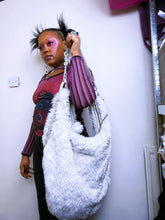 Load image into Gallery viewer, Y2K Faux Fur Diesel travel bag