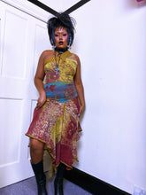 Load image into Gallery viewer, Y2K Save the Queen asymmetrical whimsical dress