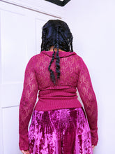Load image into Gallery viewer, Betsey Johnson New York Shiny Cardigan