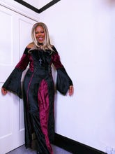 Load image into Gallery viewer, Vintage Goth velvet gown