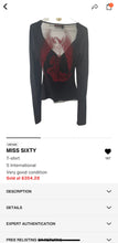 Load image into Gallery viewer, Vintage Miss Sixty Angel Dévoré Long Sleeve Top
