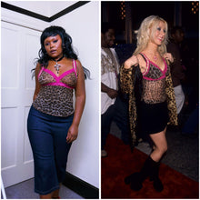 Load image into Gallery viewer, 1999 D&G Leopard Print Cami ASO Christina Aguilera MTV Video Music Awards