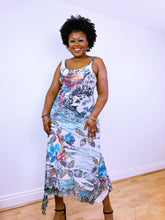 Load image into Gallery viewer, Rainbow Parrot Vest Maxi Dress by Save The Queen