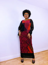 Load image into Gallery viewer, Chinese Inspired Long Sleeved Maxi Dress by Save The Queen (12-20UK)