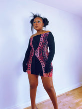 Load image into Gallery viewer, Dark Goddess Cold-shoulder Tunic Dress by Save The Queen
