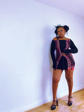 Load image into Gallery viewer, Dark Goddess Cold-shoulder Tunic Dress by Save The Queen