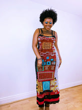 Load image into Gallery viewer, Vintage Klimt Inspired Save The Queen Maxi Dress