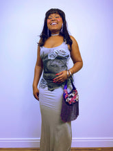 Load image into Gallery viewer, Y2K Veiled Rose L!psy Maxi Dress (10-14UK)