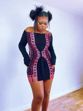 Load image into Gallery viewer, Dark Goddess Cold-shoulder Tunic Dress by Save The Queen