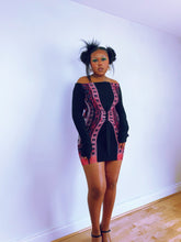 Load image into Gallery viewer, Dark Goddess Cold-shoulder Tunic Dress by Save The Queen