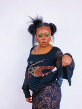 Load image into Gallery viewer, Vintage Noir Queen Emblem Long Sleeve by Save The Queen