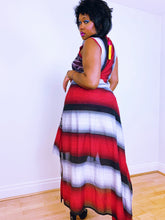 Load image into Gallery viewer, The Tribal Asymmetrical Red Save The Queen Dress