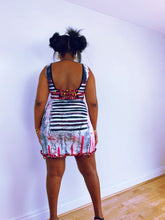 Load image into Gallery viewer, Vintage Save The Queen! Neon Abstract Dress