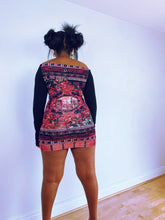 Load image into Gallery viewer, Dark Goddess Cold-shoulder Tunic Dress by Save The Queen