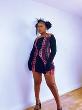 Load image into Gallery viewer, Dark Goddess Cold-shoulder Tunic Dress by Save The Queen