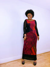 Load image into Gallery viewer, Chinese Inspired Long Sleeved Maxi Dress by Save The Queen (12-20UK)