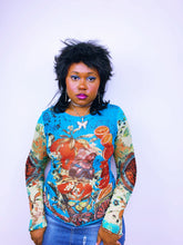 Load image into Gallery viewer, Save The Queen Sicily Inspired Mesh Top (12-16UK)