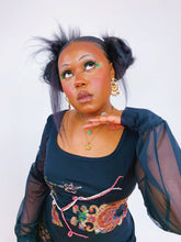 Load image into Gallery viewer, Vintage Noir Queen Emblem Long Sleeve by Save The Queen