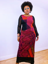 Load image into Gallery viewer, Chinese Inspired Long Sleeved Maxi Dress by Save The Queen (12-20UK)