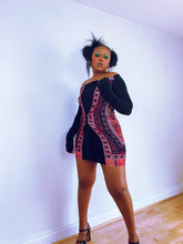 Load image into Gallery viewer, Dark Goddess Cold-shoulder Tunic Dress by Save The Queen