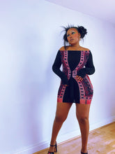 Load image into Gallery viewer, Dark Goddess Cold-shoulder Tunic Dress by Save The Queen