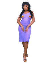 Load image into Gallery viewer, Vintage Lilac Silk Slip dress
