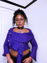 Load image into Gallery viewer, Archival Zone Bleue Purple jumper
