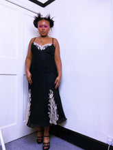 Load image into Gallery viewer, 1990s lace appliqué gown ￼
