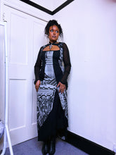 Load image into Gallery viewer, Save The Queen gothic mistress Devore dress
