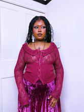 Load image into Gallery viewer, Betsey Johnson New York Shiny Cardigan
