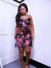 Load image into Gallery viewer, Betsey Johnson New York glass beaded hem dress
