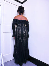 Load image into Gallery viewer, Gothic Black Lace Dress
