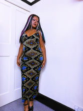 Load image into Gallery viewer, Betsey Johnson 1990s label alt print ASO Sabrina in Sabrina the teenage witch
