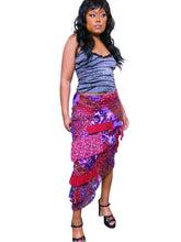 Load image into Gallery viewer, Vintage Mesh asymmetrical ruffle skirt by Marc Aurel
