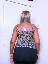 Load image into Gallery viewer, Dolce and Gabbana python print boned corset top ASO Mariah Carey 1998
