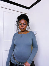 Load image into Gallery viewer, Y2K Khaki cotton long sleeve
