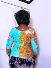 Load image into Gallery viewer, Save The Queen Mermaid 3/4 length sleeve top
