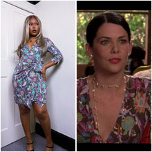 Load image into Gallery viewer, 2000s DVF Silk dress ASO Lorelai Gilmore
