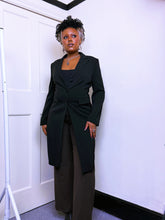 Load image into Gallery viewer, Vintage Long Blazer over coat
