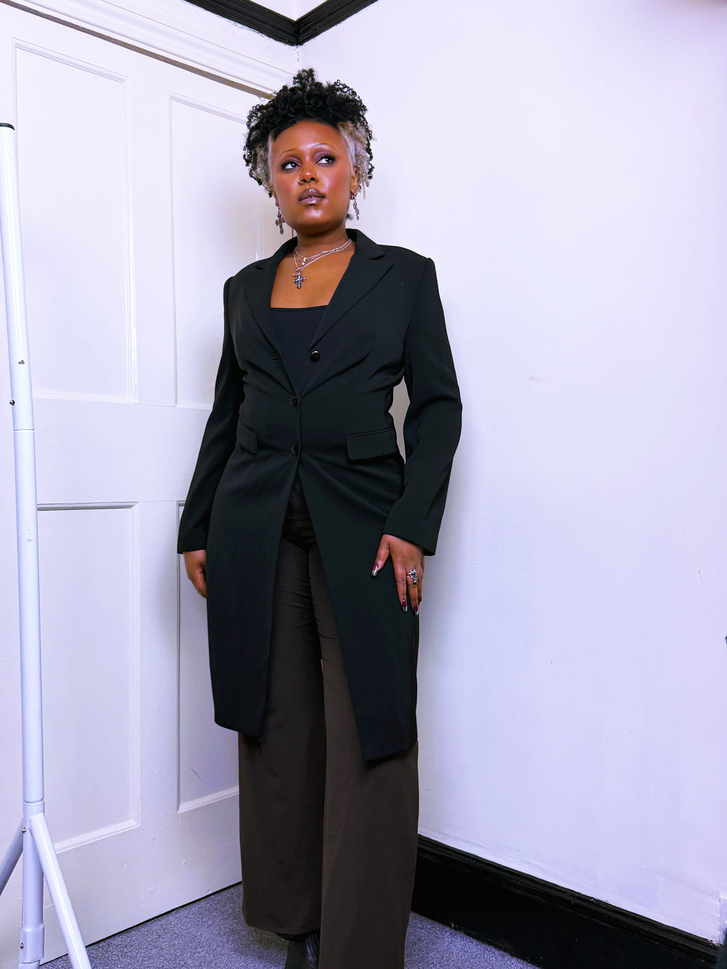 Vintage Long Blazer over coat